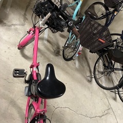 パナソニック折り畳み電動自転車　　バッテリー2つの画像