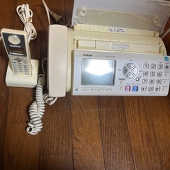 brotherファックス付き電話機　子機ありの画像