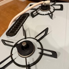 二口グリル付きガスコンロの画像