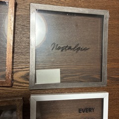 クリアアートフレーム　壁掛けタイプ　４個の画像