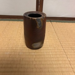 備前焼　花瓶　花器　作家不明の画像