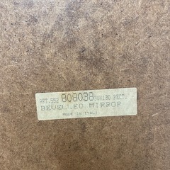 イタリア製　花柄　フラワー　姿見鏡　全身鏡　ミラー　ヴィンテージ　アンティークの画像