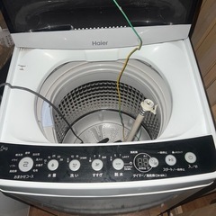 (運搬費込)(即日深夜ok)ハイアール2019年製　一人暮らしサイズ4.5キロの画像