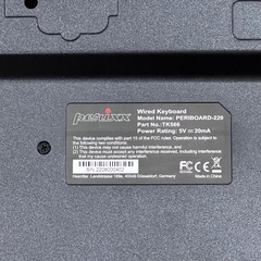 【ほぼ未使用】perixx キーボード テンキー付き 有線の画像