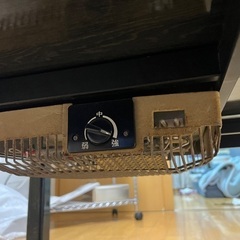 白黒こたつテーブルの画像