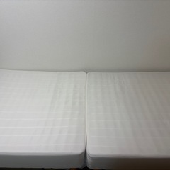 足付きマットレス（取り外し可能）/シングルベッドの画像