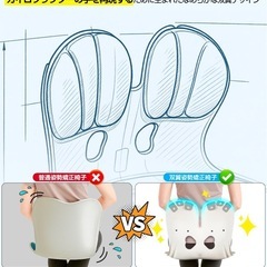 KOJIHOMU 姿勢矯正 椅子 骨盤矯正 姿勢サポートチェア 座椅子 腰が痛くならない 高反発メモリー綿 腰当て バランスチェア 姿勢補正の画像