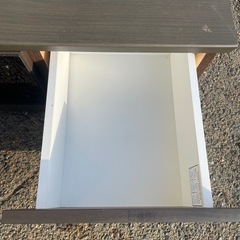 引き出し付き木製テレビ台 ローボード VIENNA 140LB-DBR ニトリの画像