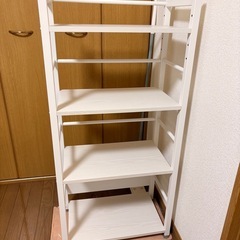 机・イス・本棚（ブックシェルフ）　一人暮らし　3点セットの画像