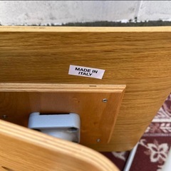 Made in Italy ガス圧式　2脚セット　モダン　カウンターチェアーの画像