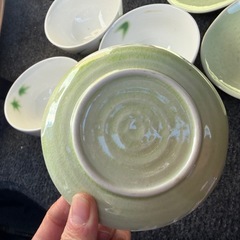 湯呑みと小皿　3客の画像