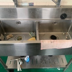 水栓付き業務用シンクの画像