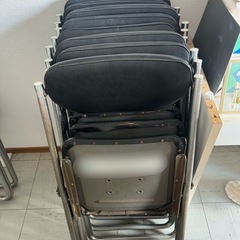 パイプ椅子8脚まとめ売り｜使用感・サビあり｜事務所・現場用 の画像