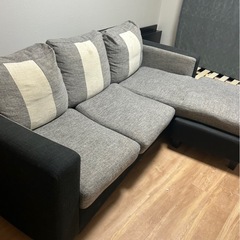 ソファ 3人掛け  グレー　の画像