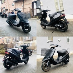 アドレスV100 年式の割に綺麗♪カゴ付きでコスパ最強な一台です^_^♫ の画像