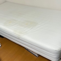 無印良品　シングルベッド　脚付マットレスの画像