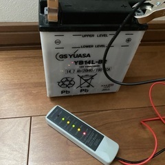 除雪機　バイク　バッテリーの画像