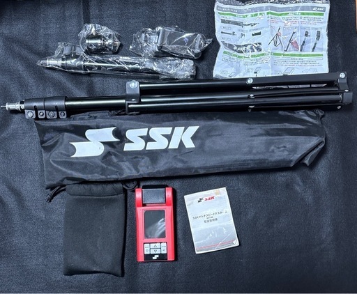 スピードガン SSK マルチスピードテスターⅢMST300 純正三脚付