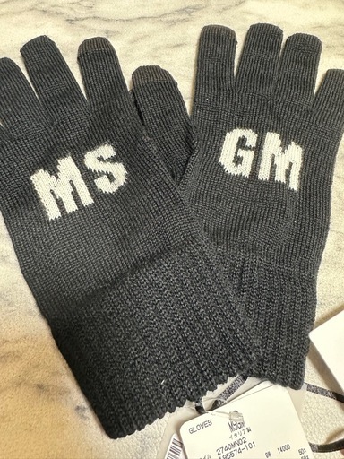MSGM ロゴ手袋