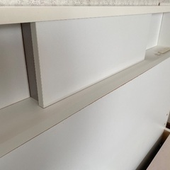 ニトリ シングルベッドフレーム 収納付きの画像