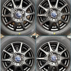 ④軽トラ・箱バン用　新品タイヤと新品ホイールと新品ナット付きの画像