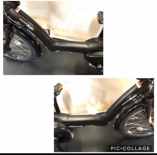 1年保証　ヤマハ　パスキッス　20インチ　子供乗せ　茶色　電動アシスト自転車 g210