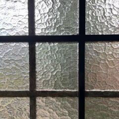 昭和期 玄関用 大型ガラス格子引き戸｜W250cm｜古民家再生・店舗改装向け｜現存希少の画像