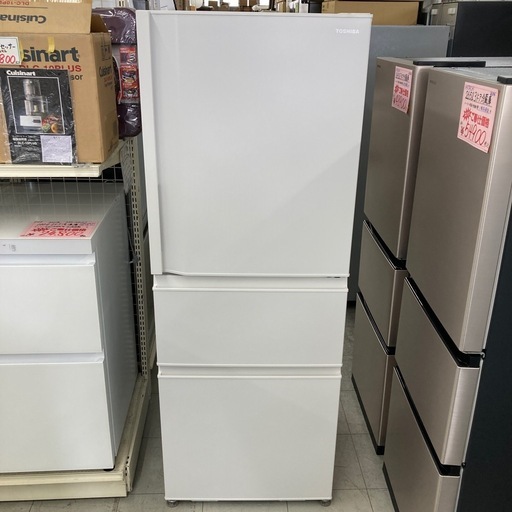 ⭐︎1年間保証⭐︎2025年製⭐︎東芝　326L3ドア冷蔵庫　　GR-W33SC