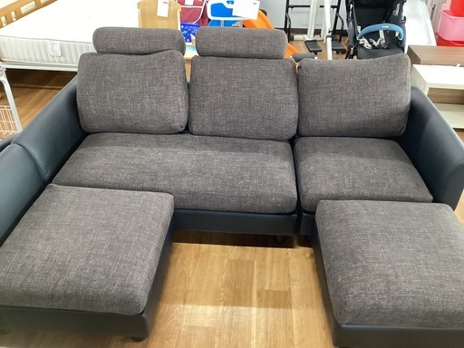  L字型ソファ【町田市再生家具】253311