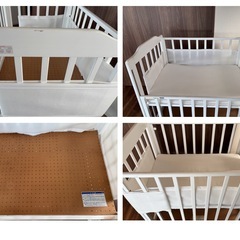 【中古美品】カトージのミニベビーベッドの画像