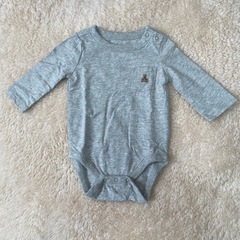 【水通しのみ】baby gap ボディスーツ 長袖  0〜3month 2枚セット 新生児の画像