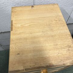 SHIRAI 木製 5段 ミニチェスト 小物入れ 収納棚 幅35cm×奥行45cm×高さ89cmの画像