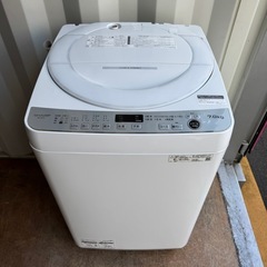 🉐祭り47⭐️2022年製美品★シャープ　洗濯機　7KG　大型　一人暮らし の画像