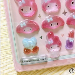 【3】ボンボンドロップシール1枚400円 ぷっくりシールの画像