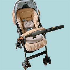 【美品⭐︎】新生児からOK⭕️コンビcombiオート4キャスエッグショックHF ベビーカー　おまけ付き‼️の画像