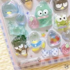 【4】ボンボンドロップシール1枚450円 ぷっくりシールの画像