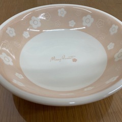 ☆【未使用】MARY QUANT マルチボウル 花柄皿 陶器製の画像
