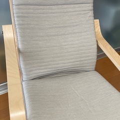 IKEA イケア　ポエング　　ベージュ　ダイニングチェア　パーソナルチェア　1人掛け　イス　椅子　ソファ　の画像