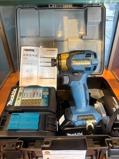 ［未使用品］マキタ 20th Anniversary TD173 DGXPY インパクトドライバーセット（プレミアムブルー） （バッテ