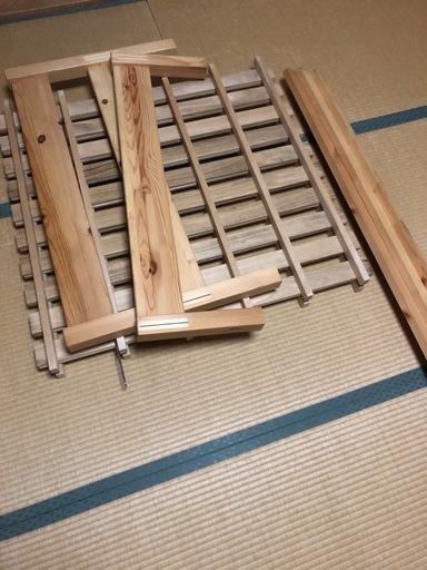 無印良品　木製ベッド　パイン材　シングル