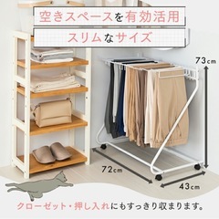 【お譲り先決まりました】ハンガーラック　スラックスハンガーの画像