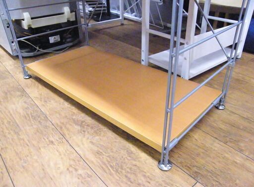 ウッドシェルフ ヤマゼン 幅85.5cm 4段シェルフ 4段収納 収納棚 オープンシェルフ ラック 収納家具 札幌市 厚別区