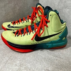 ナイキ KD 5 オールスター ライム/トータル クリムゾン-スポーツの画像