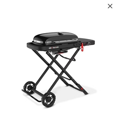 ★未開封品★ バーベキュー Traveler トラベラー ガスグリル　ステンレス エディション[ ガス BBQ グリル 蓋付き 大型 ] ウェーバー Weber