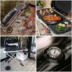 ★未開封品★ バーベキュー Traveler トラベラー ガスグリル　ステンレス エディション[ ガス BBQ グリル 蓋付き 大型 ] ウェーバー Weberの画像