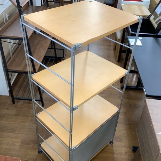 無印良品 ステンレス4段ユニットシェルフ 【トレファク 川越店】の通販