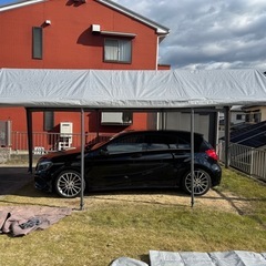 キャノピー　スチールフレーム　大型ガレージ　3m×6m　の画像