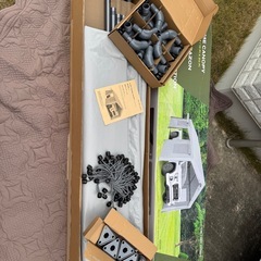 キャノピー　スチールフレーム　大型ガレージ　3m×6m　の画像