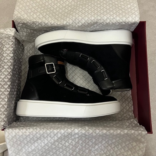 BALLY バリー スウェードハイカットベルトスニーカー 新品未使用 箱袋有