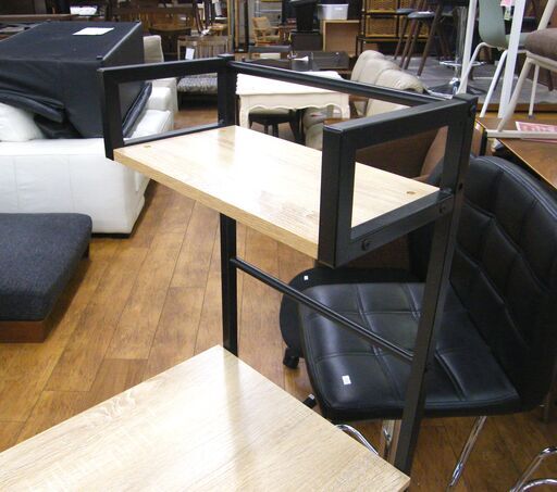 スリムデスク 机 幅95×奥行43×高さ127cm PCデスク パソコンデスク 札幌市 厚別区